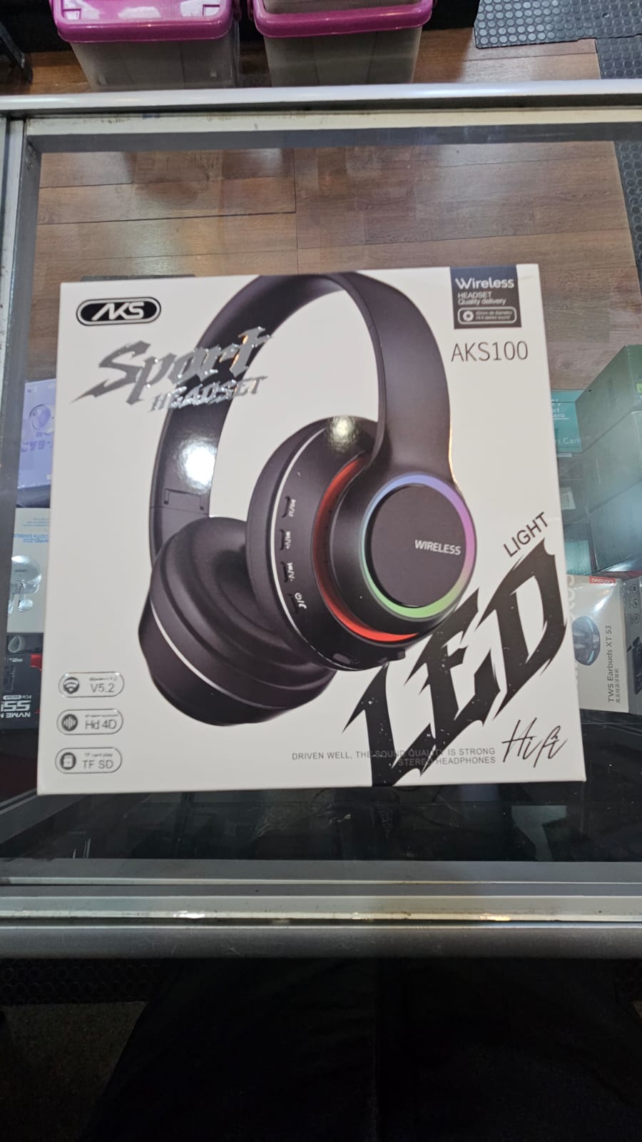 Audifonos luz led